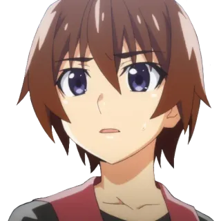 🥲 Anime, Personaje, Manga, Animación, Ilustración whatsapp sticker