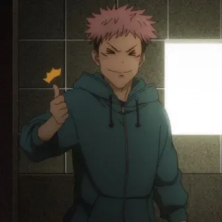 🍂 Yuji Itadori Jujutsu Kaisen Anime, Charakter, Yuji Itadori, Jujutsu Kaisen whatsapp sticker