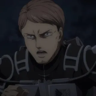 🐎 Zeke Yeager Attack on Titan anime, attack on titan, zeke yeager, guerriero, personaggio telegram sticker