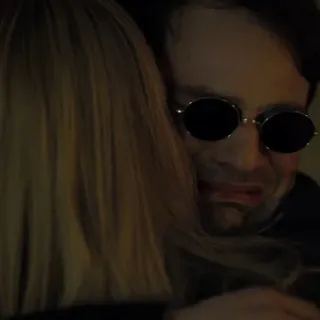 🥊 Daredevil Marvel, série TV, super-héros, homme, lunettes de soleil whatsapp sticker