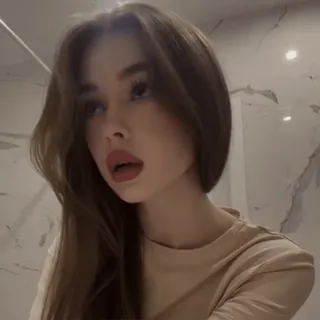 🧺 @wallgif woman, girl, portrait, aesthetic, selfie, beauty, makeup telegram sticker