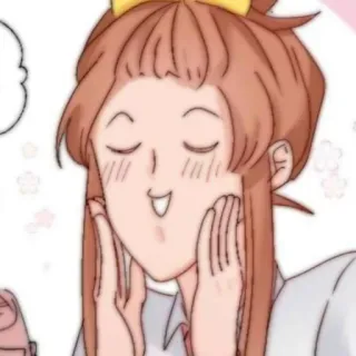 🎈 Monika Doki Doki Literature Club! Anime, Kawaii, Süß, Monika, Doki Doki Literature Club whatsapp sticker