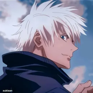 🍡 Gojo Satoru Jujutsu Kaisen xukisan Anime, Gojo Satoru, Jujutsu Kaisen, Mangá telegram sticker