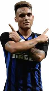 🙌 Lautaro Martínez футбол, футбол, спортсмен, игрок, спорт, Лаутаро Мартинес, Интер telegram sticker