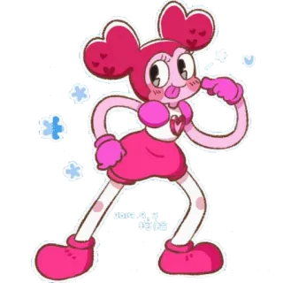 🤪 Spinel Steven Universe kartun, animasi, merah muda, karakter, Spinel, Steven Universe whatsapp sticker