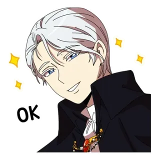 👌 ok anime, manga, okay, approval, ok telegram sticker