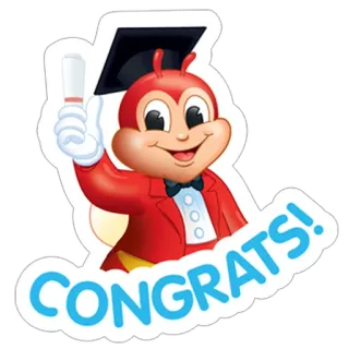 Bee Happy with Jollibee! telegram stickers
