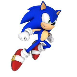 🔋 Sonic ソニック, ハリネズミ, キャラクター, ビデオゲーム, 青 telegram sticker