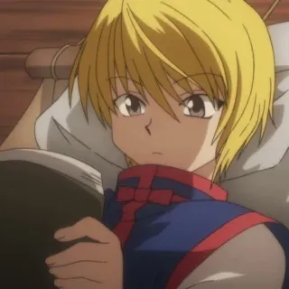 🕷️ Kurapika Hunter x Hunter anime, cartoon, character, kurapika, hunter x hunter telegram sticker
