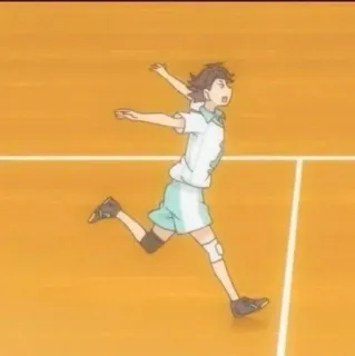 🏐 Tooru Oikawa Haikyuu!! anime, character, Tooru Oikawa, sports, volleyball, haikyuu telegram sticker