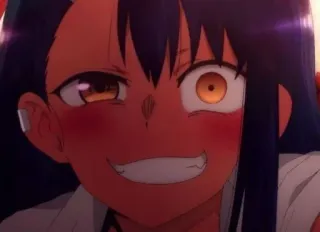 🌟 Nagatoro Don't Toy with Me, Miss Nagatoro Anime, Nagatoro, Cartoon, Illustration, Manga, Süß, Lächeln whatsapp sticker