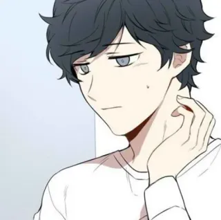 🦢 anime, manga, boy, cute, person, cartoon telegram sticker