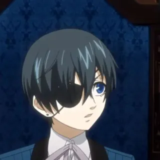 ♥️ Ciel Phantomhive Black Butler anime, manga, character, ciel phantomhive, black butler telegram sticker