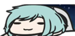 🛌 アニメ, キャラクター, 漫画, 可愛い whatsapp sticker