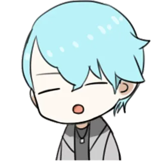 😲 cartone animato, personaggio, adesivo, illustrazione telegram sticker