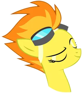 😌 my little pony, cartoon, horse, yellow pony, animated, character whatsapp sticker