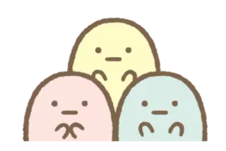 😆 น่ารัก, คาวาอิ, ตัวละคร, การ์ตูน telegram sticker