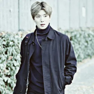 🖇 man, fashion, style, coat, portrait, korean telegram sticker