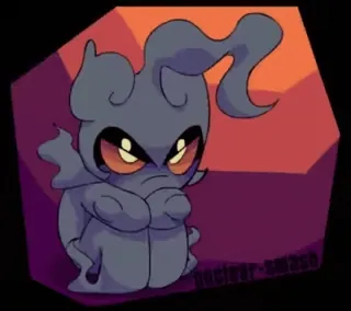 😡 Misdreavus Pokémon whatsapp sticker