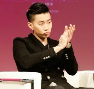 👏 Jay Park Jay Park, rapper, musisi, artis, Korea-Amerika, penyanyi telegram sticker