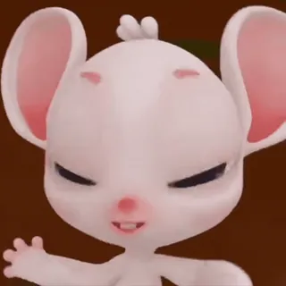 🐭 mysz, słodki, kreskówka, zwierzę whatsapp sticker