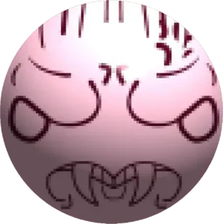 🤩 Kugel, Monster, Gesicht, wütend, Fangzähne telegram sticker