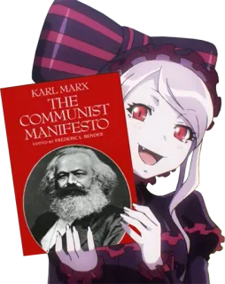 🇷🇺 KARL MARX THE COMMUNIST MANIFESTO anime, communism, political theory, karl marx, book telegram sticker