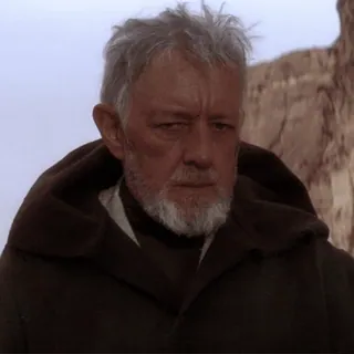 💫 Obi-Wan Kenobi Star Wars Obi-Wan Kenobi, Star Wars, Jedi, Alec Guinness, Ben Kenobi telegram sticker