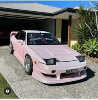 💟 PROPER auto, rosa, auto giapponese, jdm, adesivo telegram sticker