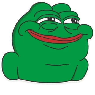 😊 Pepe the Frog Meme, Pepe la Rana, Cultura de internet, petulante telegram sticker