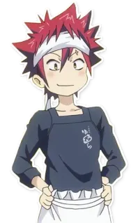 Food Wars ~@AnimeLibrary_Stickers telegram stickers