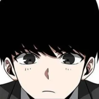 🃏 anime, desenho animado, retrato, menino, mangá, arte telegram sticker