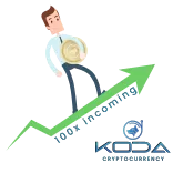 👍 100% in coming business, arrow, growth, success, man, koda telegram sticker