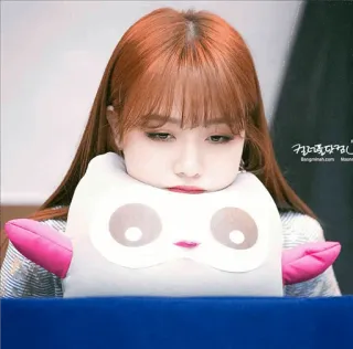 🌸 커피볶는마당 Coreano, mujer, café, publicidad, lindo, asiático telegram sticker