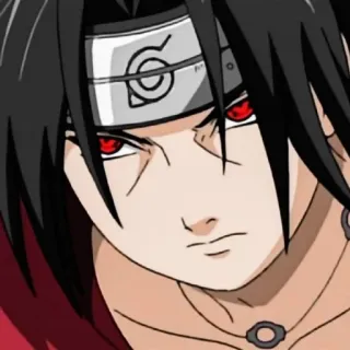 😒 Itachi Uchiha Naruto アニメ, マンガ, ナルト, うちは, イタチ telegram sticker
