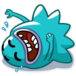 😂 cartoon, crying, sad, emotional, sticker telegram sticker
