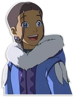 😃 Sokka Avatar: The Last Airbender Avatar, Sokka, Dibujos animados, Nickelodeon, Tribu Agua whatsapp sticker