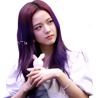 😒 Jisoo K-pop, Penyanyi, Idol, Blackpink, Korea, Wanita, Perempuan telegram sticker