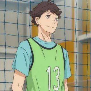 💗 Oikawa Tooru Haikyuu!! Anime, Haikyuu, Oikawa Tooru, Pallavolo telegram sticker
