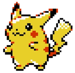 💛 Pikachu Pokemon pikachu, pokemon, cartoon, anime, game, yellow telegram sticker