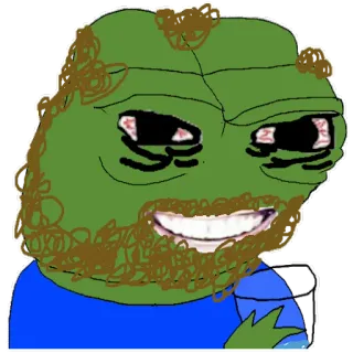 🥴 Pepe the Frog pepe, frog, meme, internet culture telegram sticker