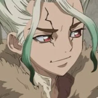🥬 Senku Ishigami Dr. Stone Аниме, Dr. Stone, Сенку, Исигами, Учёный, Манга whatsapp sticker