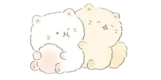 ▫️ gatos, lindo, dibujos animados, animales, pegatina, ilustración whatsapp sticker