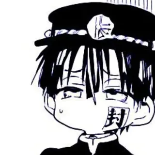 🫐 Hanako-kun Toilet-bound Hanako-kun Anime, Manga, Hanako-kun, Toilet-Bound Hanako-kun, Sticker, Carino, Personaggio telegram sticker