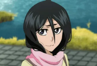 🙂 Rukia Kuchiki Bleach anime, cartoon, manga, Rukia, Bleach, Kuchiki telegram sticker