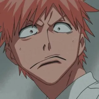 🔥 Ichigo Kurosaki Bleach Anime, Manga, Ichigo, Bleach, Biểu cảm whatsapp sticker