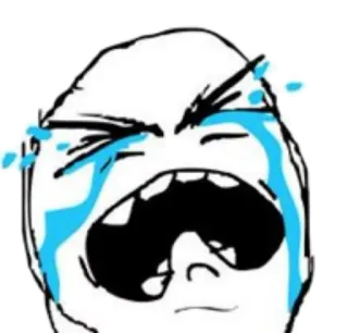 😭 crying, meme, sad, internet, emotion telegram sticker