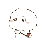 😐 dibujos animados, triste, llorando, lindo, kawaii, emoji, animado, pegatina whatsapp sticker