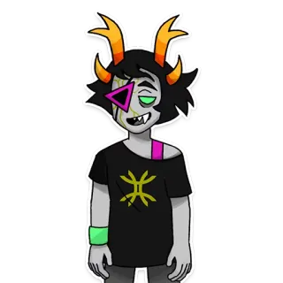 😀 Мультфильм, Аниме, Персонаж, Фэнтези, Искусство, Иллюстрация telegram sticker
