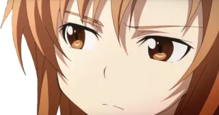 🤨 Asuna Yuuki Sword Art Online Anime, Personagem, Garota, Sword Art Online, Asuna telegram sticker